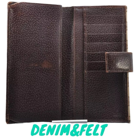 🤎GUCCI GG Brown/Tan Canvas Bi-Fold Leather Zip Around Bar Wallet | PRELOVED!!🤎 - Picture 8 of 11